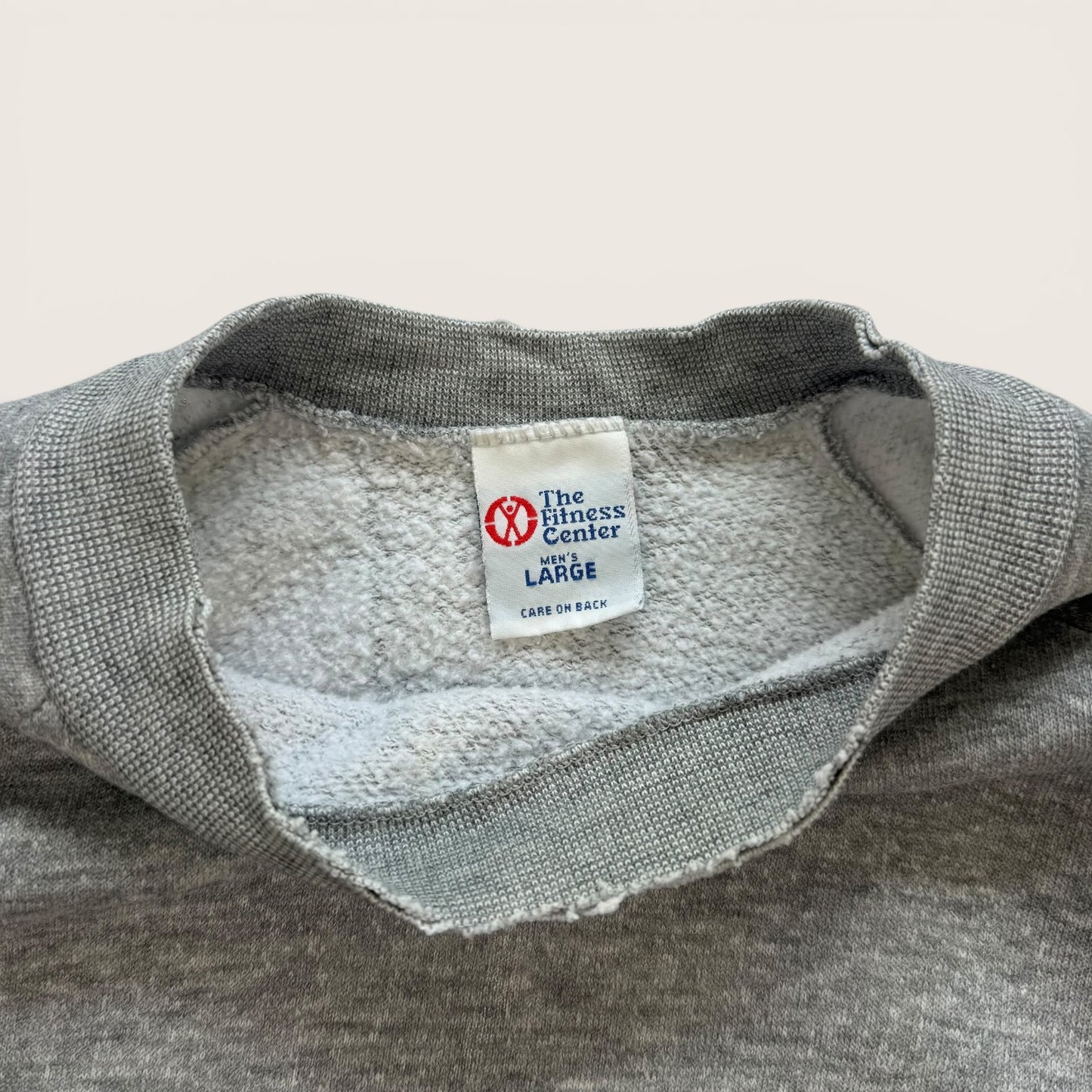 1980s Blank Grey Sweatshirt