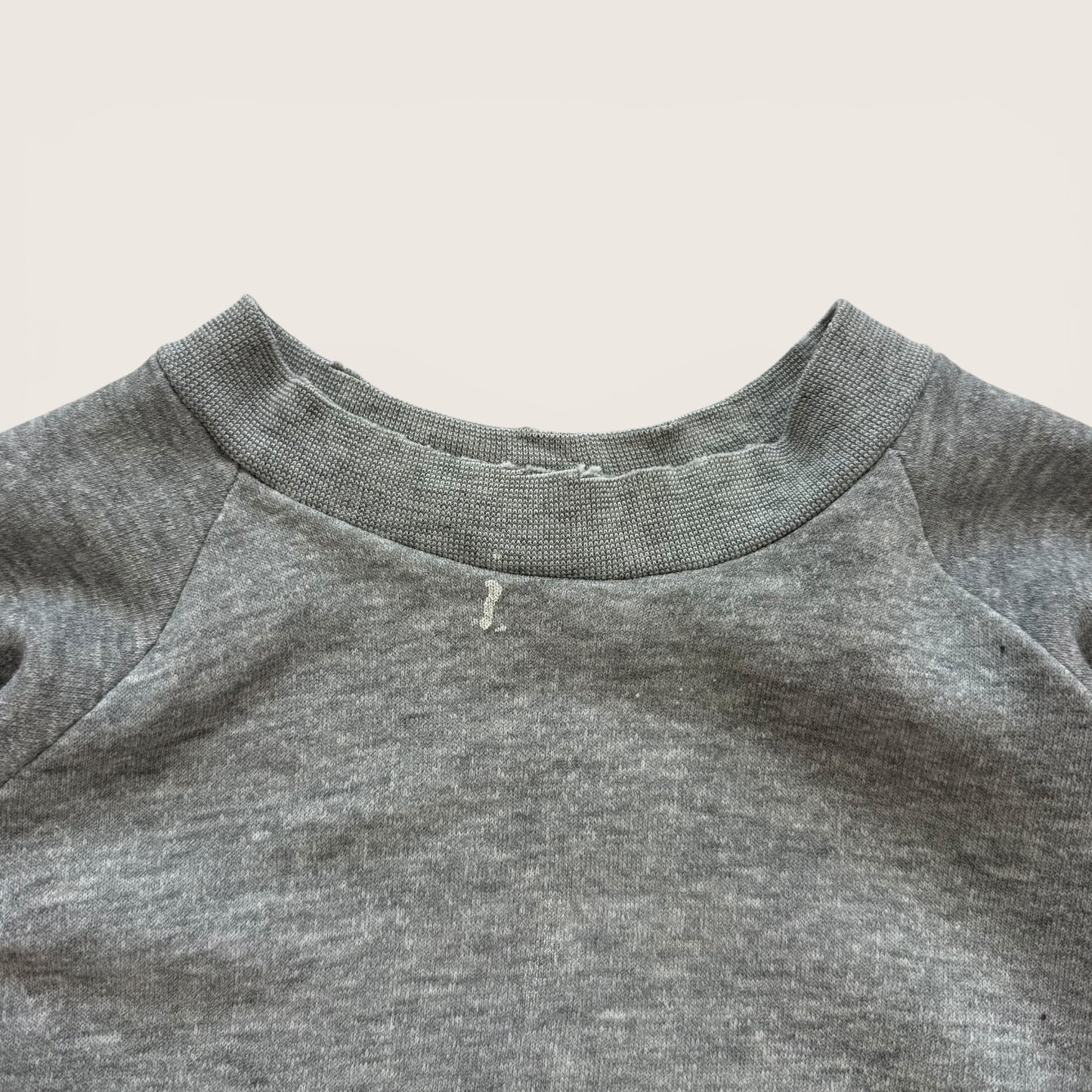 1980s Blank Grey Sweatshirt