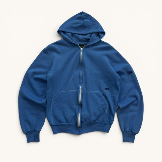 1960s/70s Blue Zip Up Hoodie
