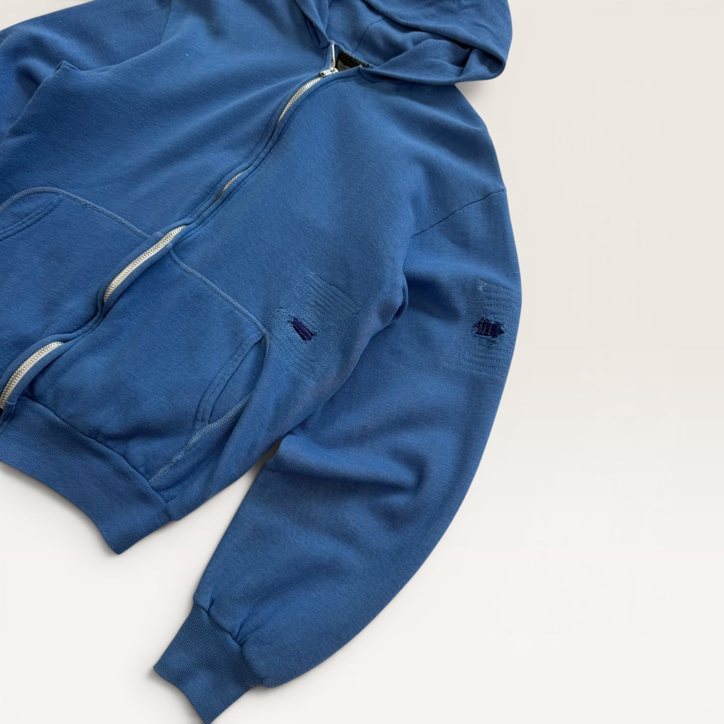 1960s/70s Blue Zip Up Hoodie