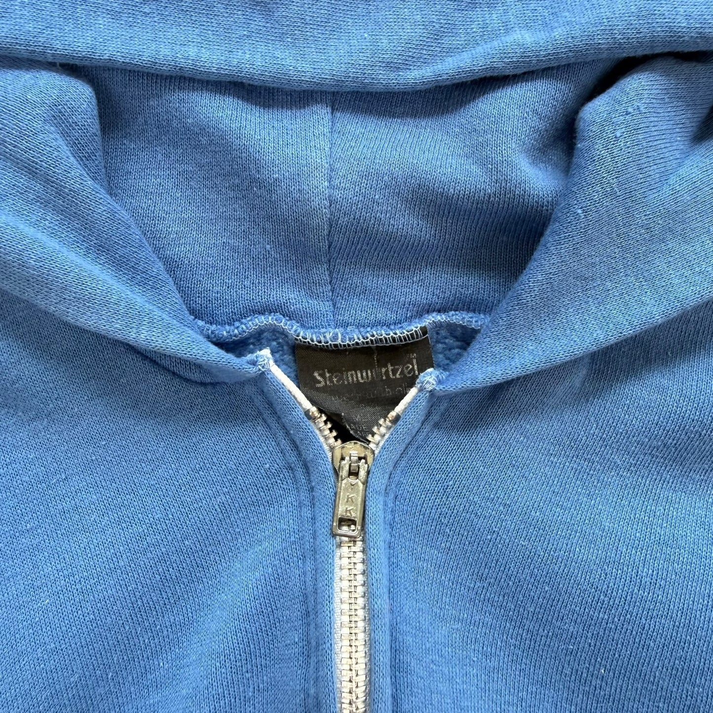 1960s/70s Blue Zip Up Hoodie