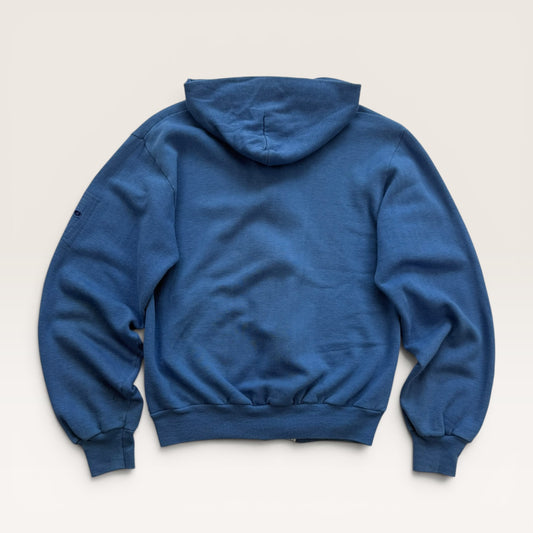 1960s/70s Blue Zip Up Hoodie
