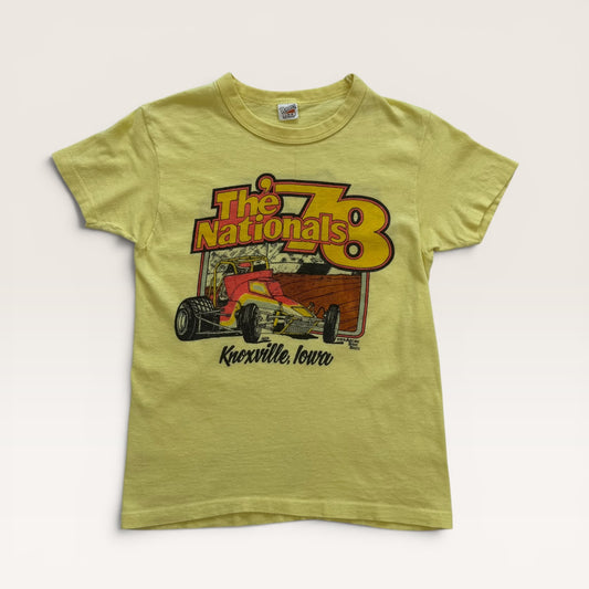 1978 Pastel Yellow The Nationals T Shirt