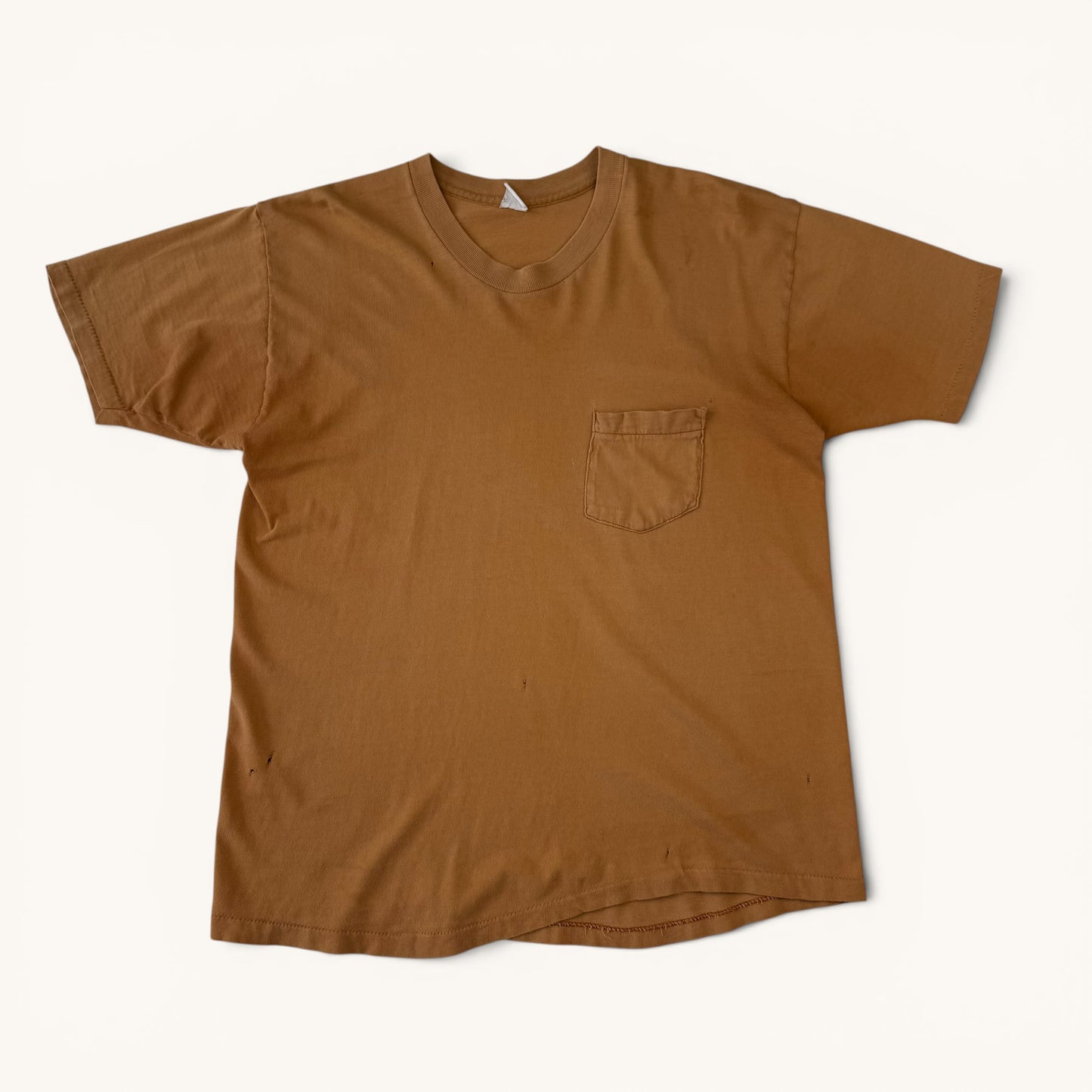 1970s Tan Pocket T Shirt