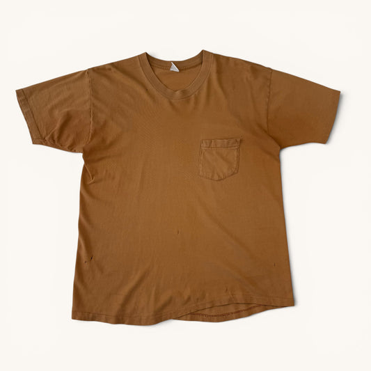 1970s Tan Pocket T Shirt