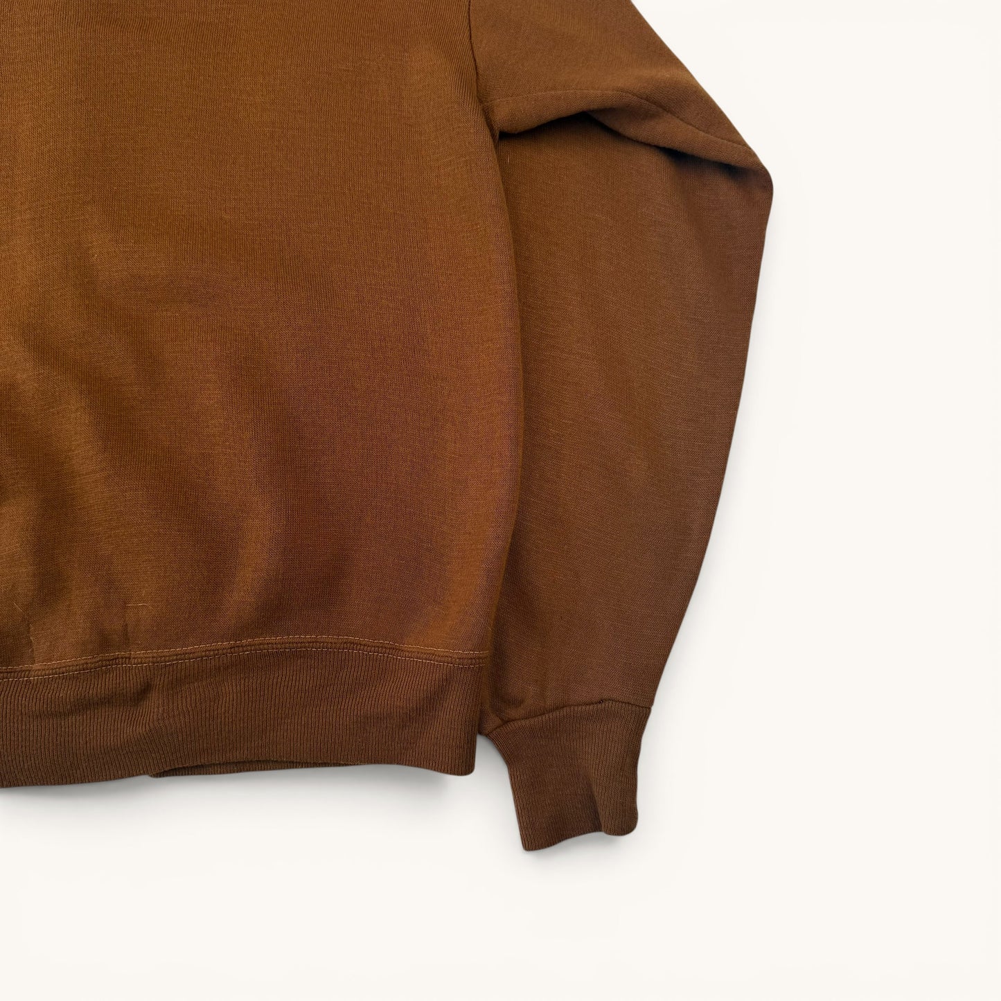 1970s Brown Zip Up Hoodie