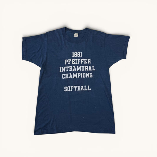 1981 Navy Softball T Shirt