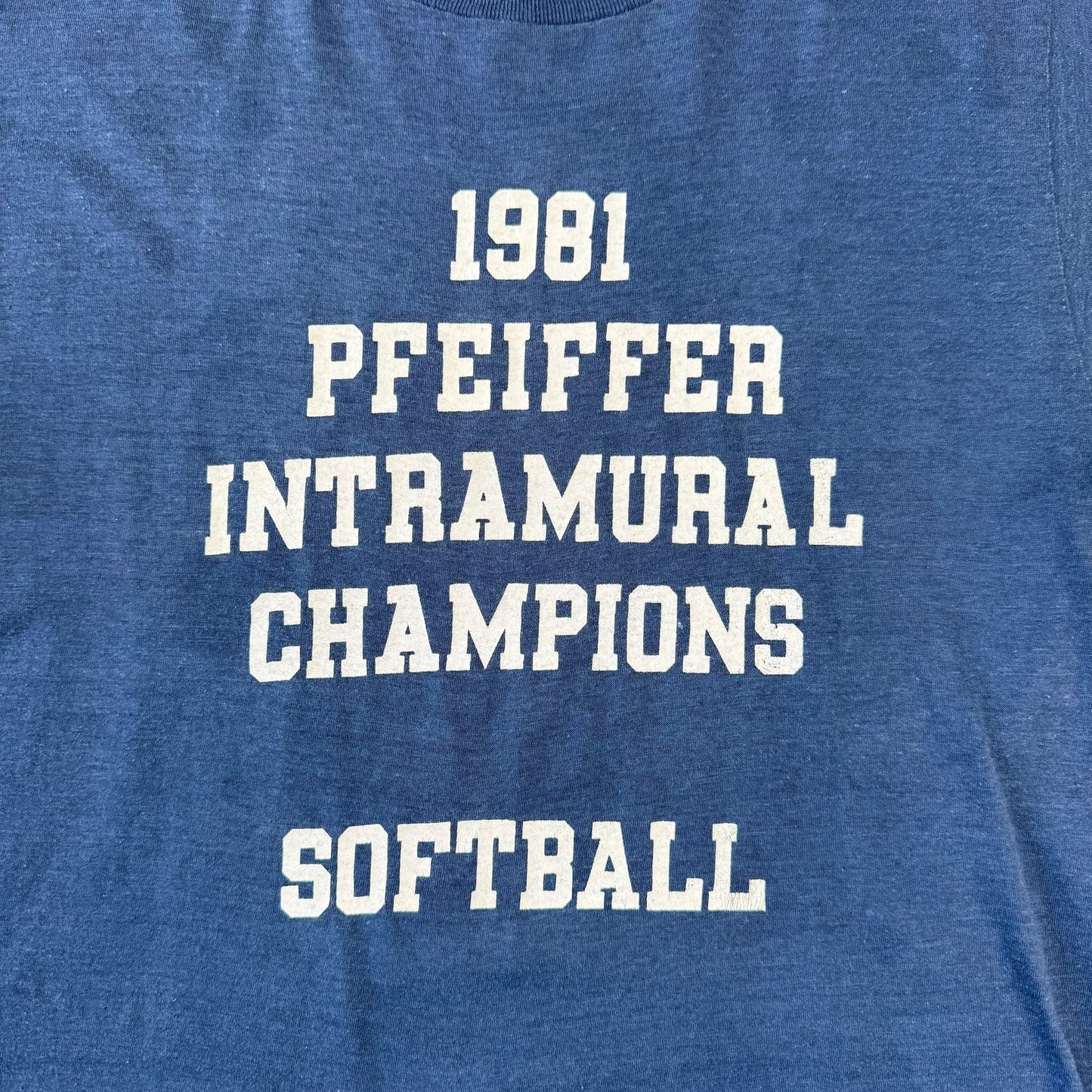 1981 Navy Softball T Shirt