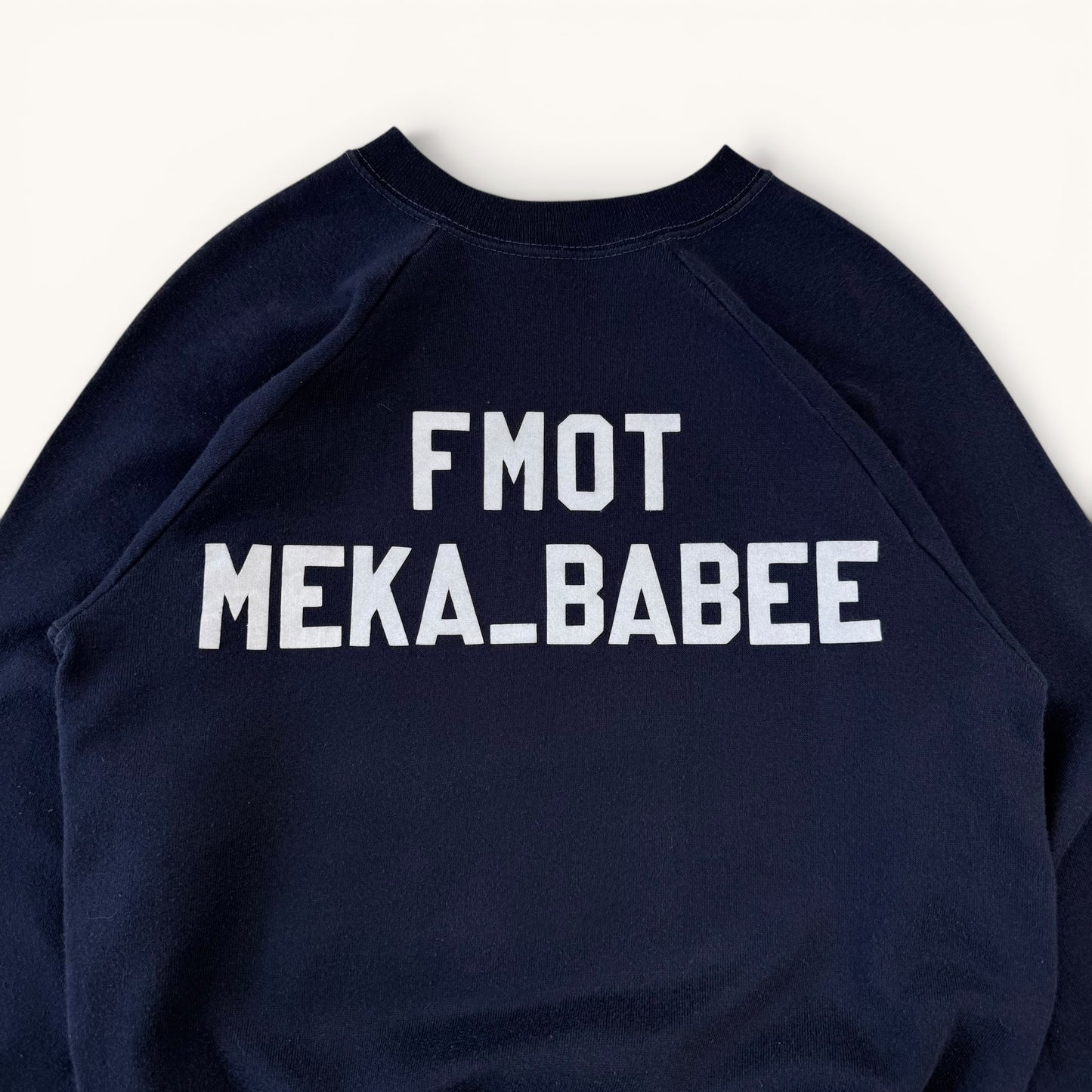 1970s Navy Raglan Sweatshirt