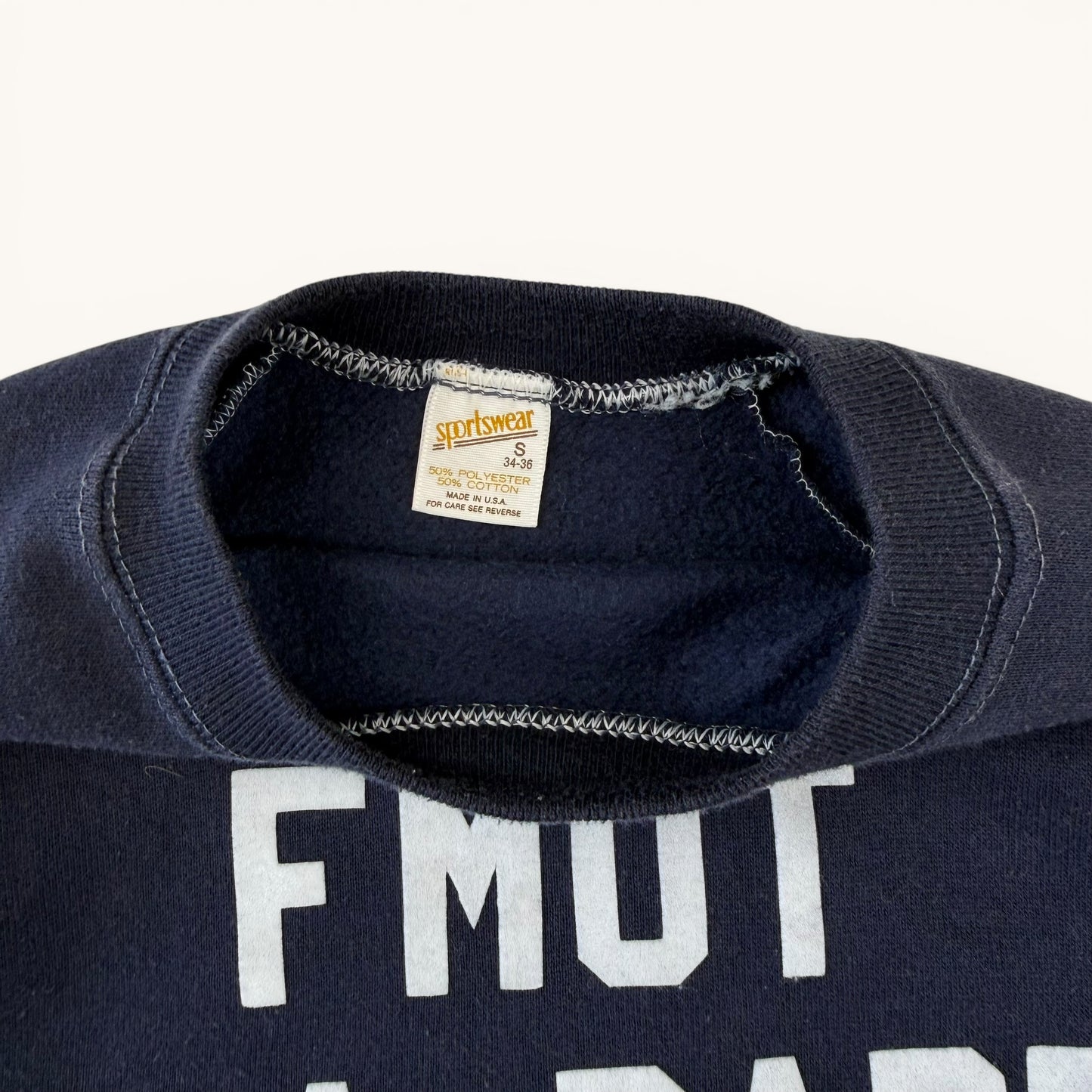 1970s Navy Raglan Sweatshirt