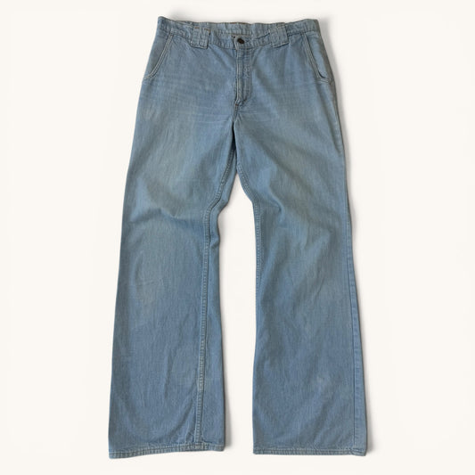 1970s Levis 520 Orange Tab Flares