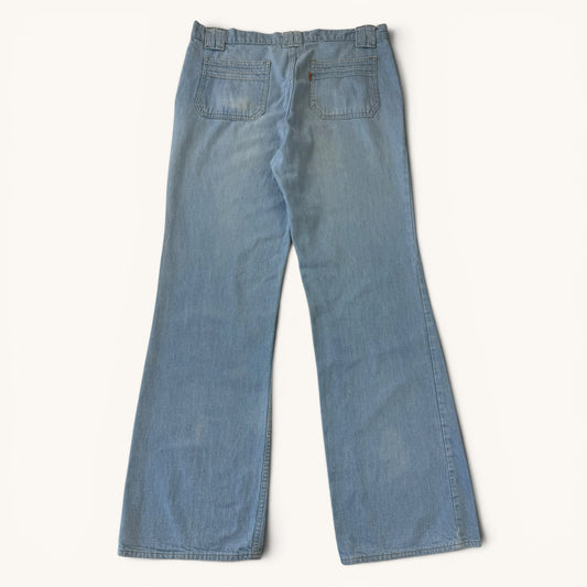 1970s Levis 520 Orange Tab Flares