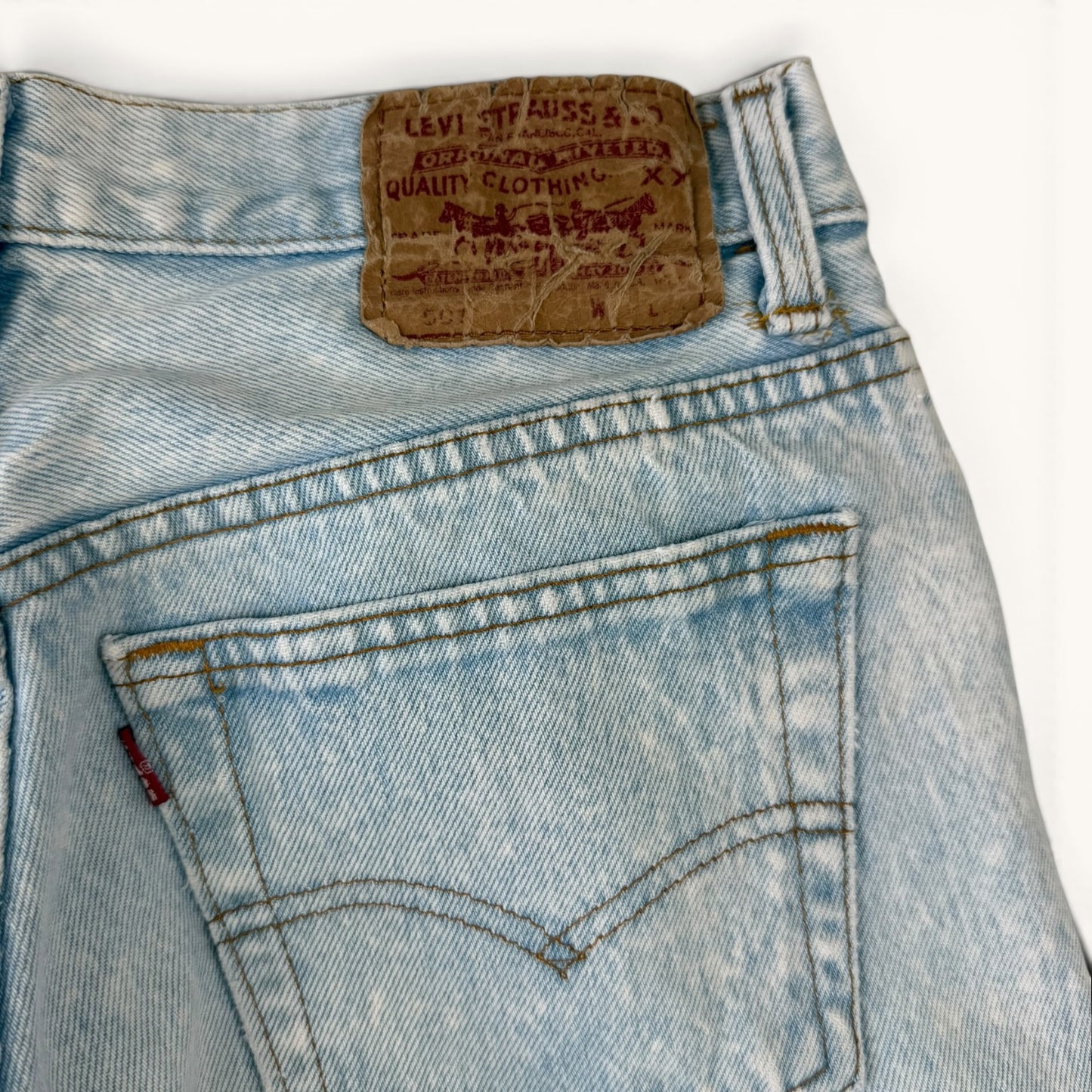 1980s Levis 501 Acid Wash Denim Jeans