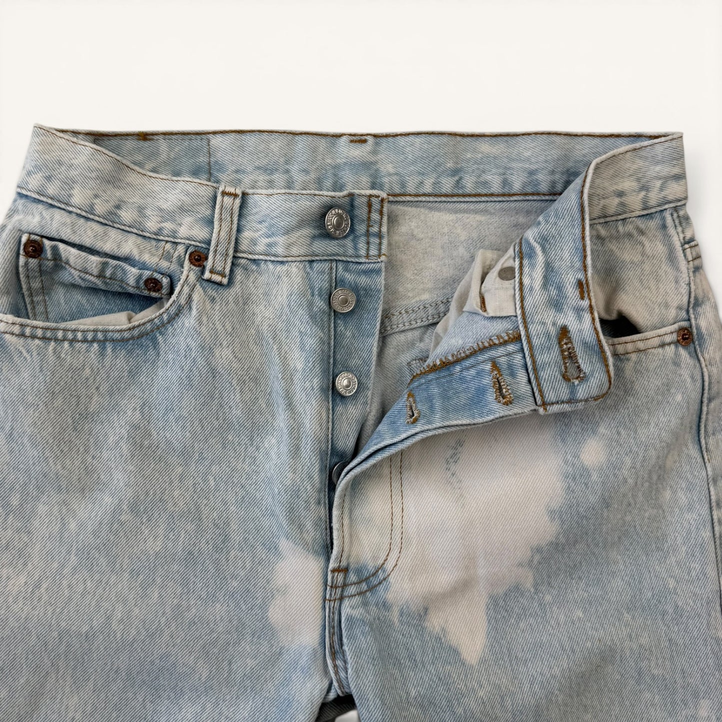 1980s Levis 501 Acid Wash Denim Jeans