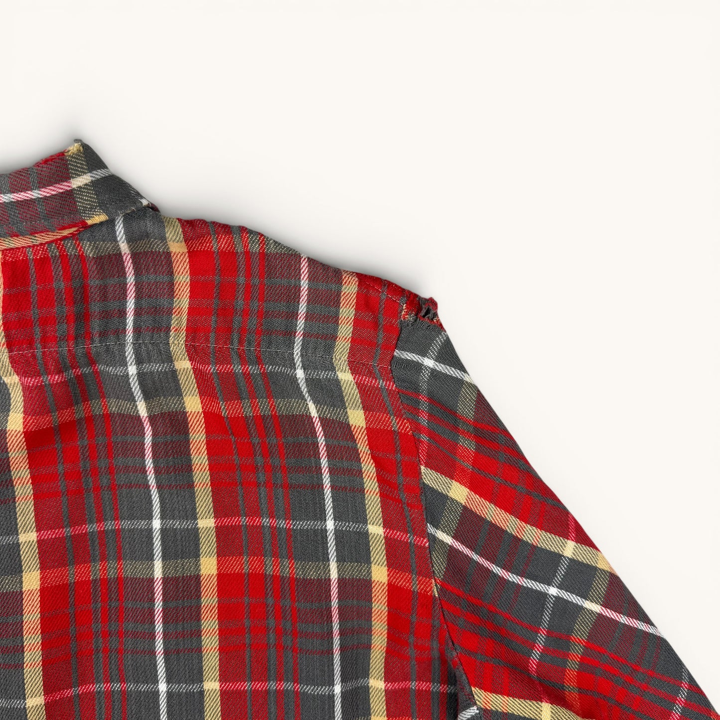 1950s Distressed Hand Mended Big Mac Cotton Flannel - Soft and Slouchy