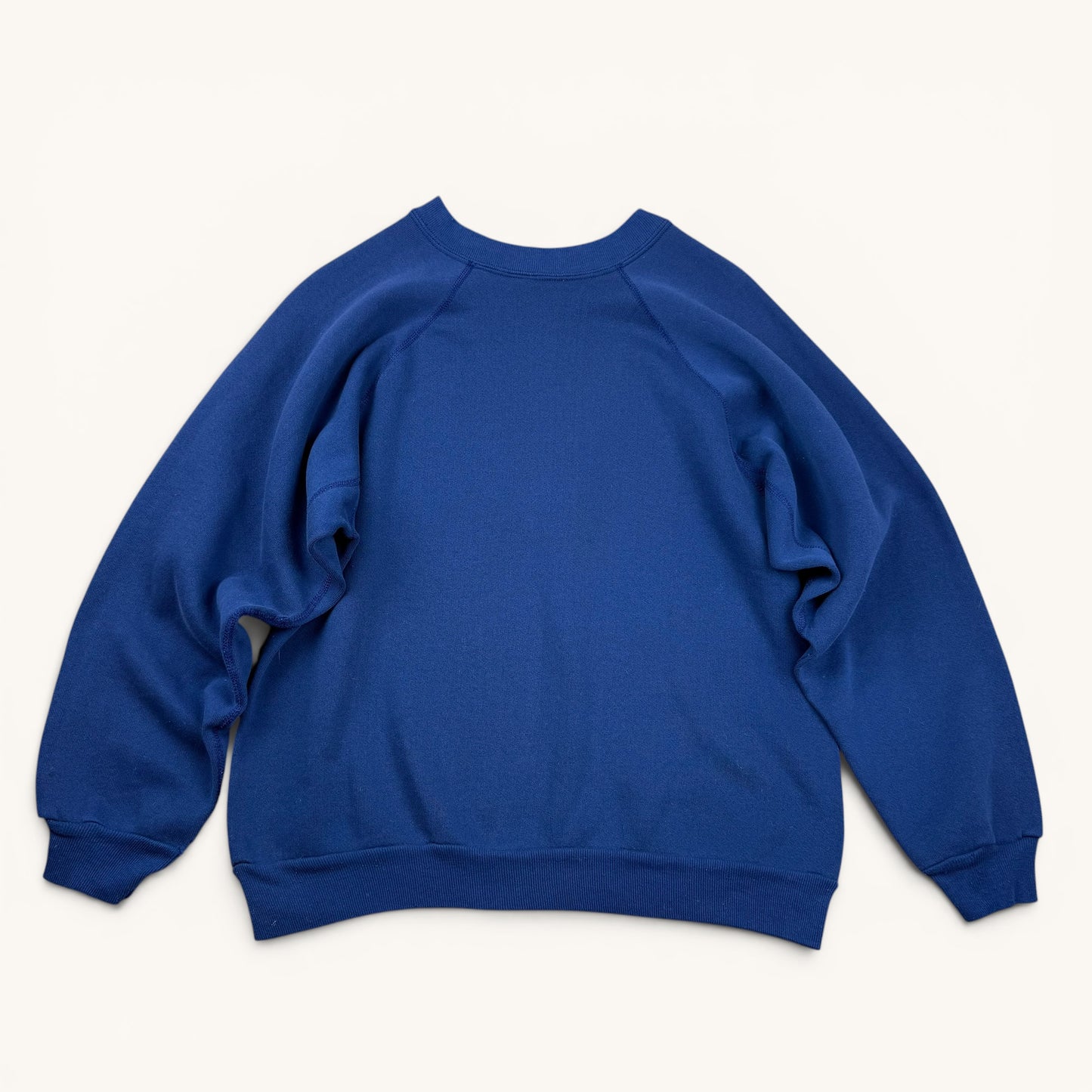 1980s Blue Raglan Sweatshirt