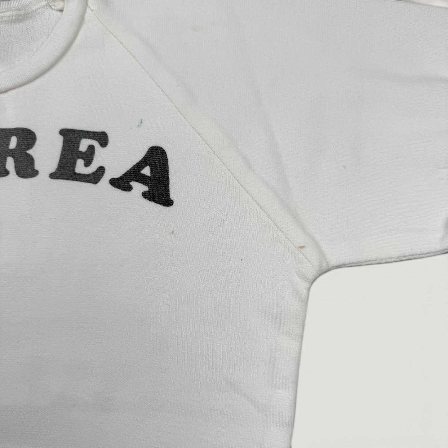 1960s/70s White Sweatshirt Style "Andrea Star" T Shirt