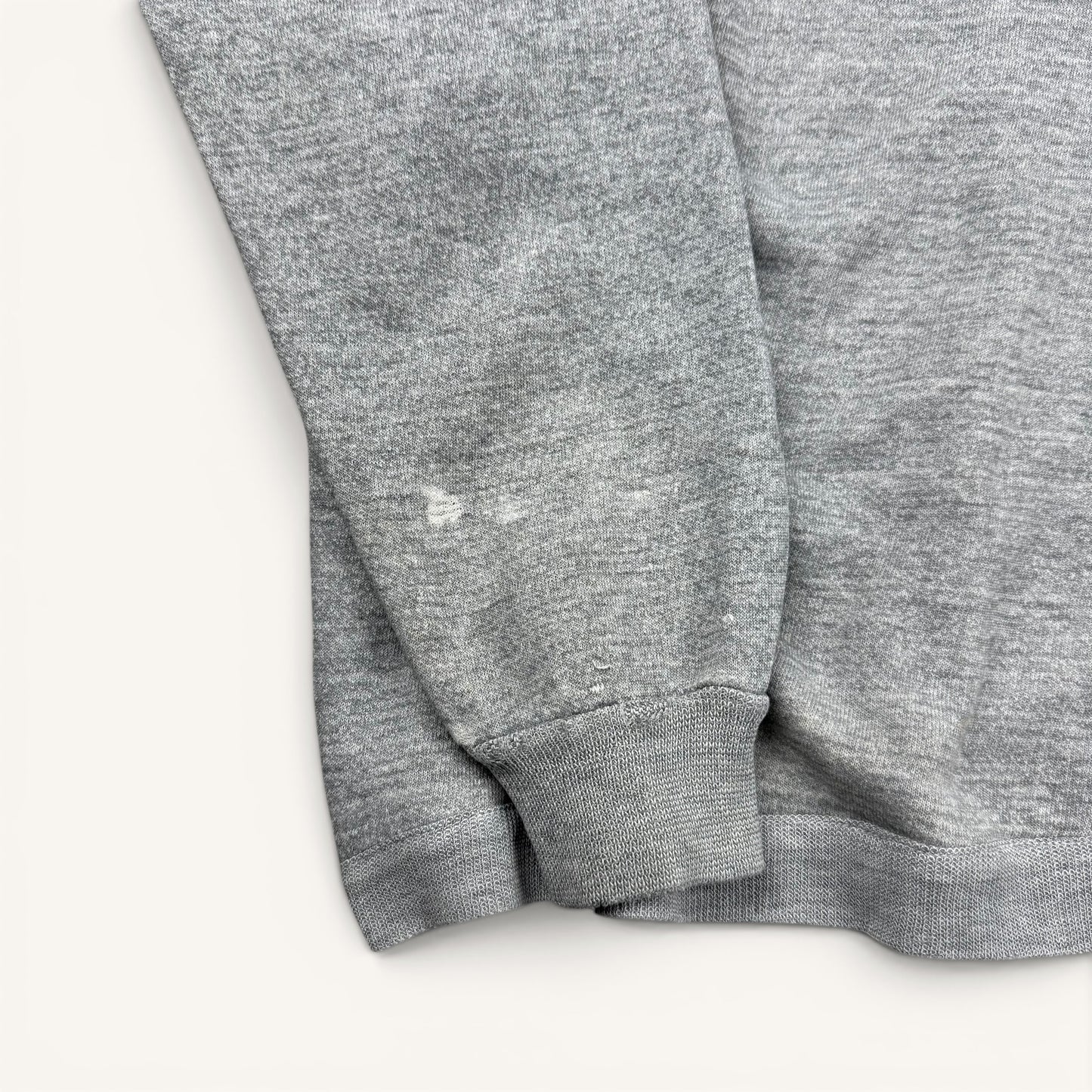 1960s Heather Grey Two Tone Repaired Raglan Sweatshirt