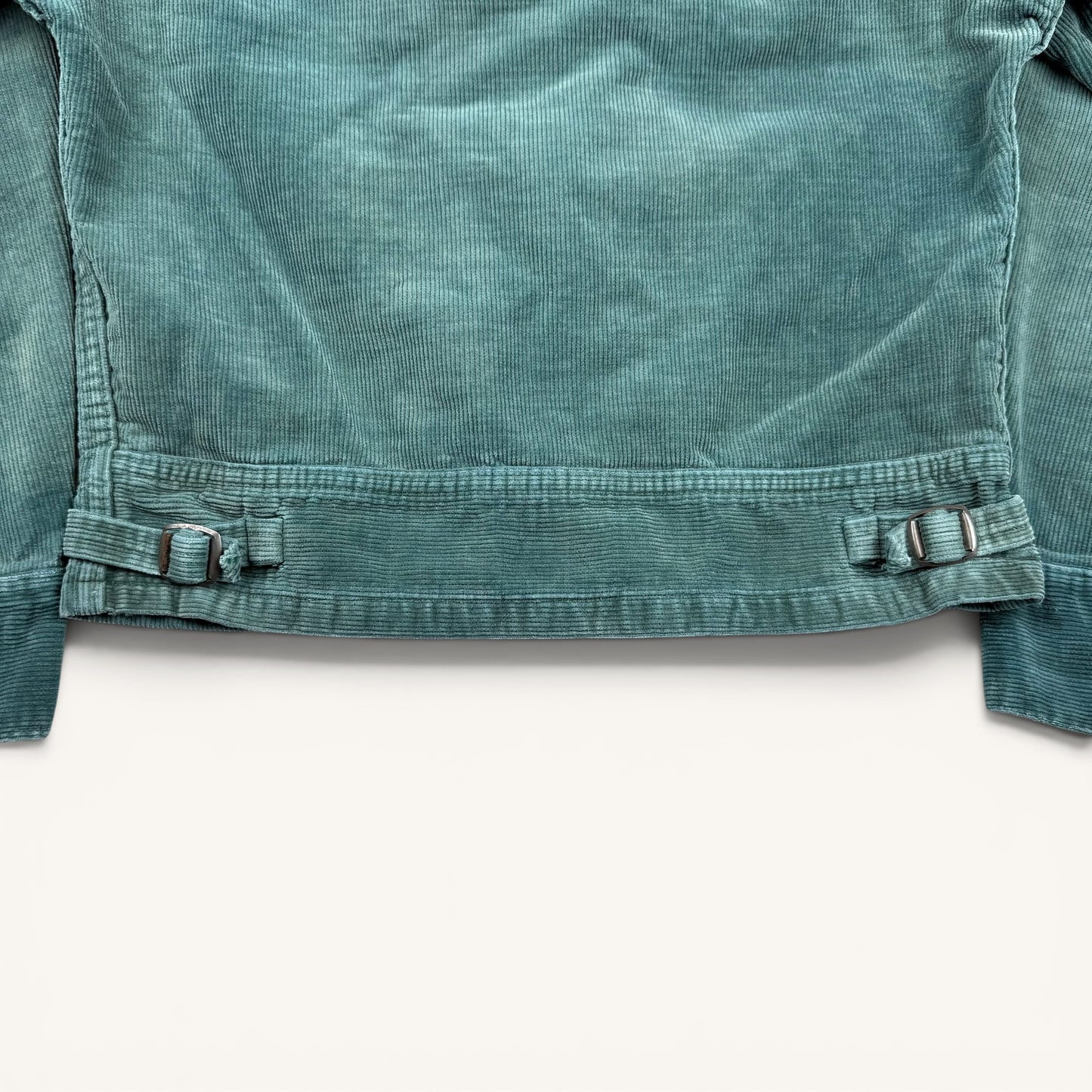 1950s Faded Green Chainstitch Corduroy Jacket