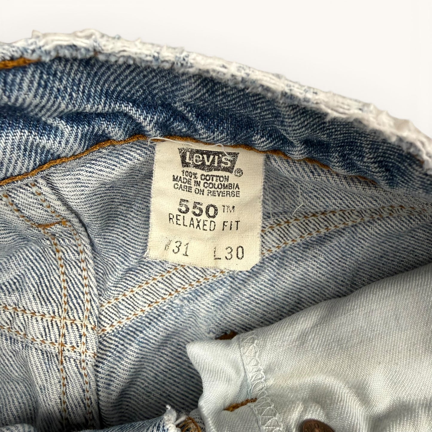 1980s Levis 550 Orange Tab