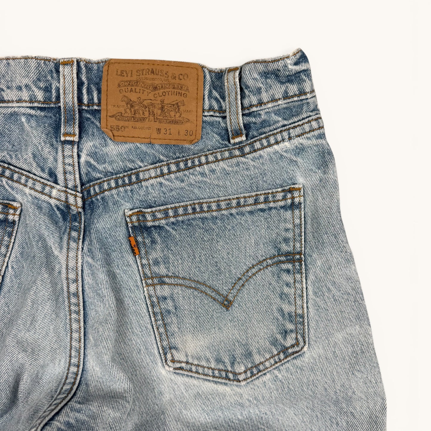 1980s Levis 550 Orange Tab