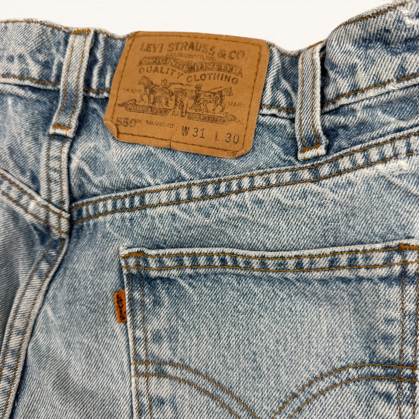 1980s Levis 550 Orange Tab