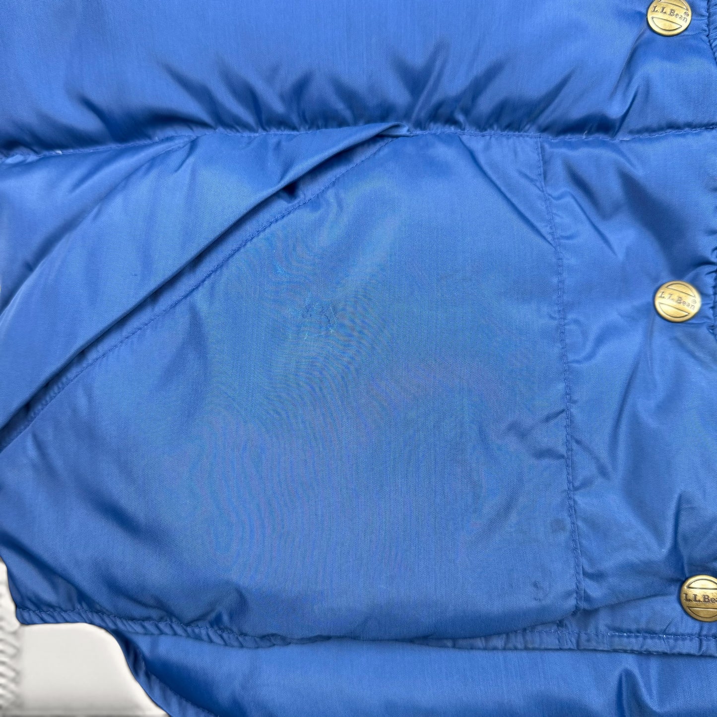 1990s L.L. Bean Blue Puffer Vest