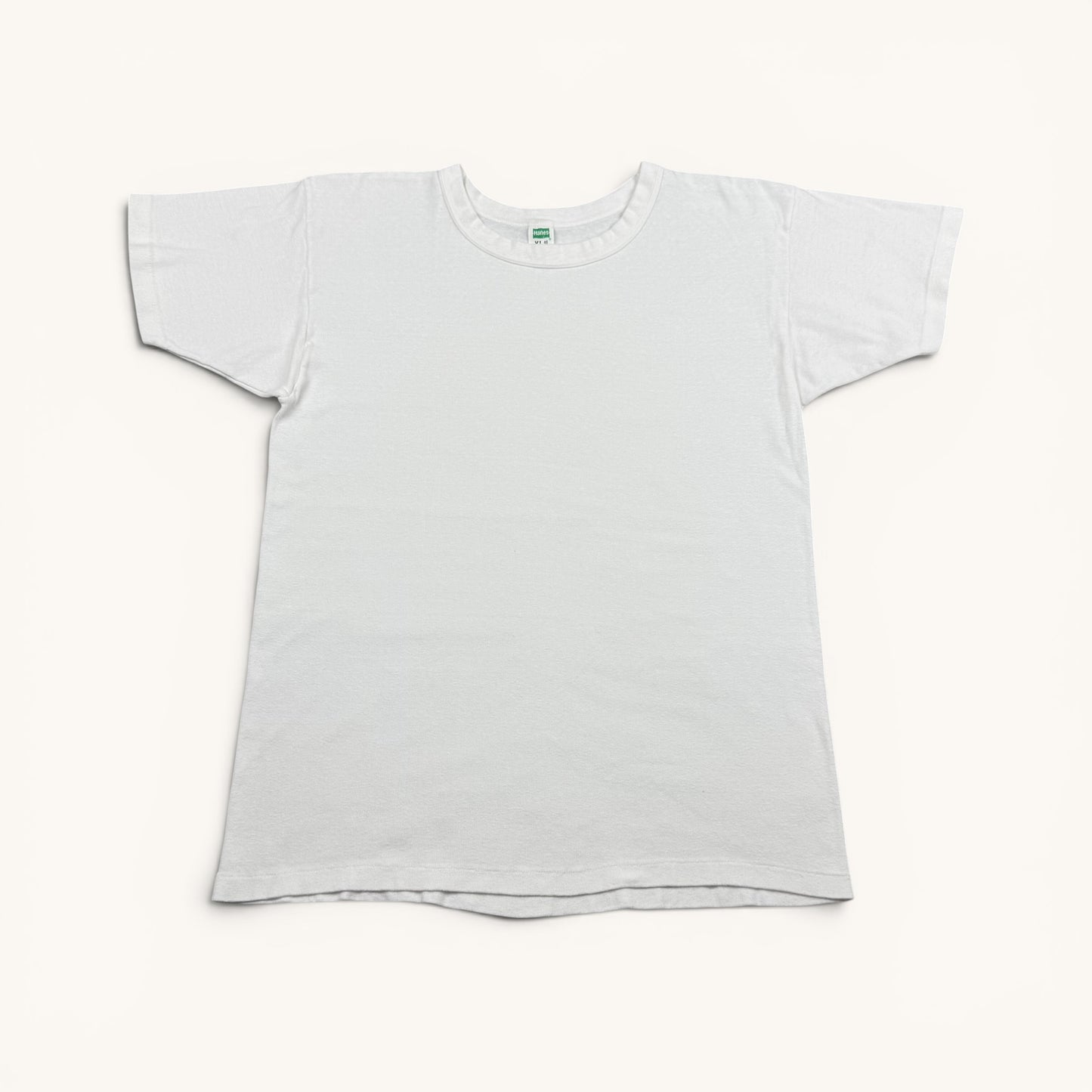 1960s Hanes Blank White Deadstock T Shirt