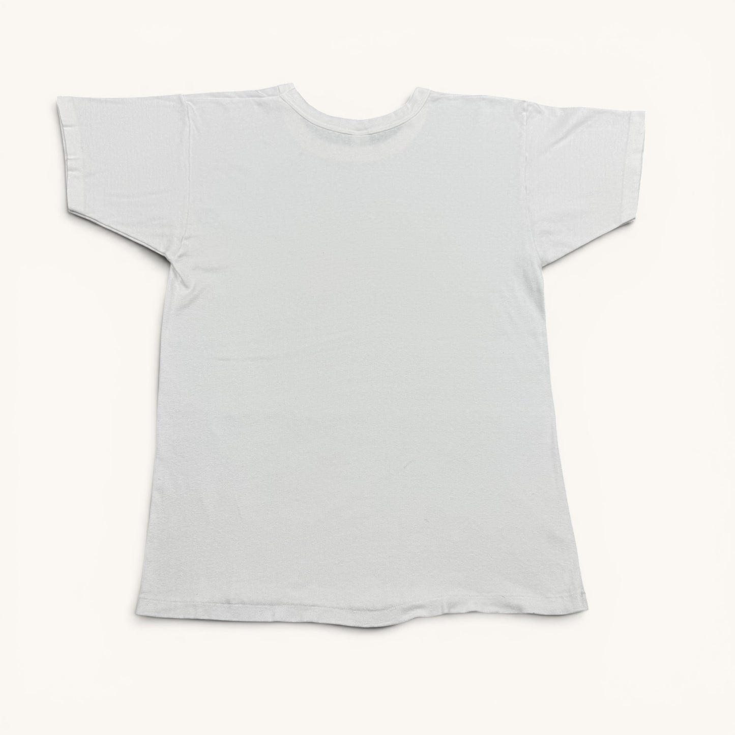 1960s Hanes Blank White Deadstock T Shirt
