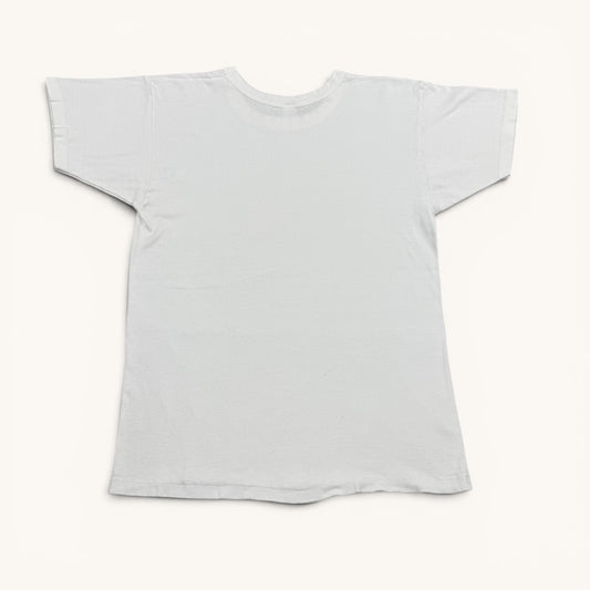 T-shirt teinté de peinture noire vierge des années 00
