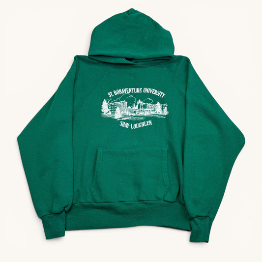 1980s Green St. Bonaventure University Hoodie