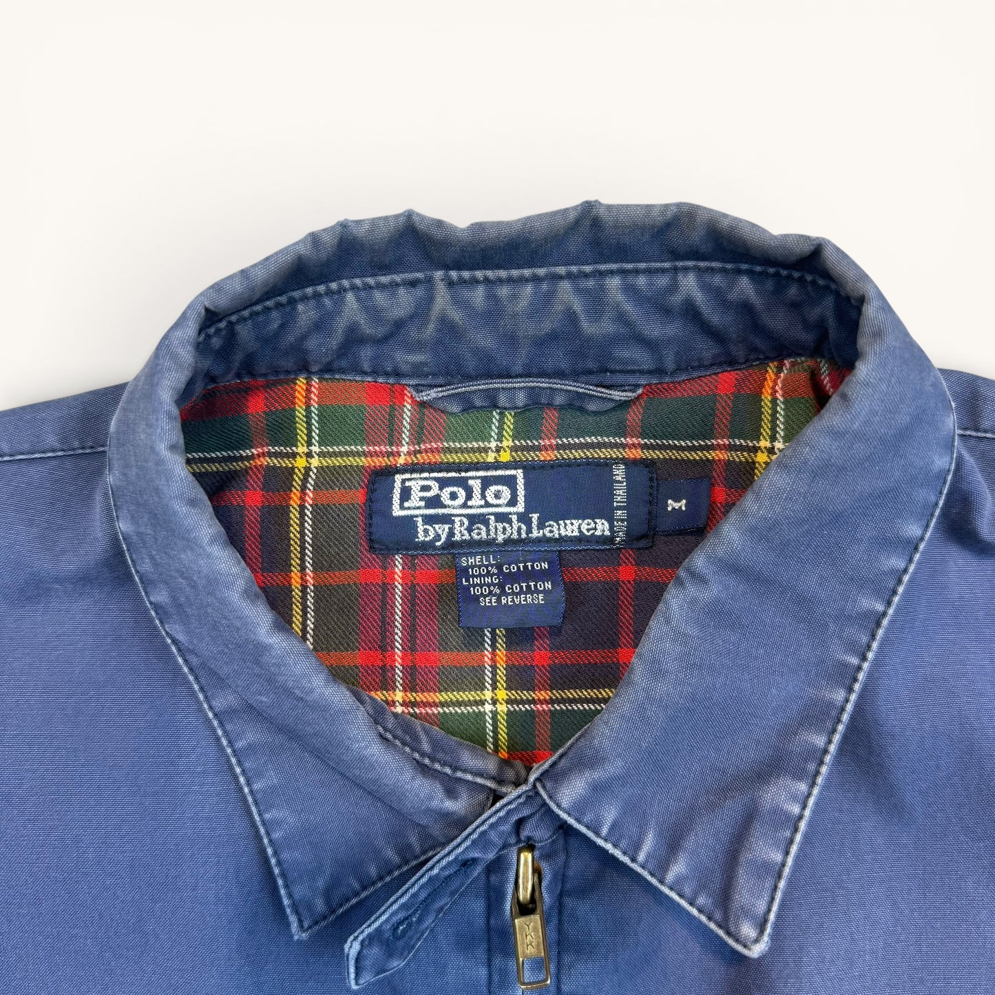1990s Faded Navy Polo Ralph Lauren Lined Jacket