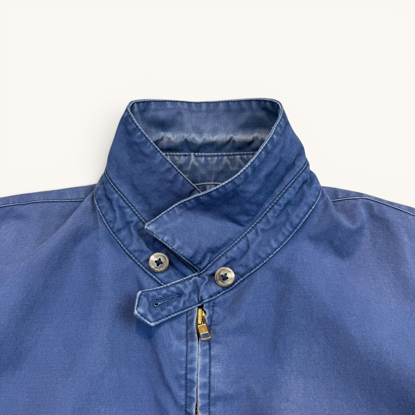 1990s Faded Navy Polo Ralph Lauren Lined Jacket