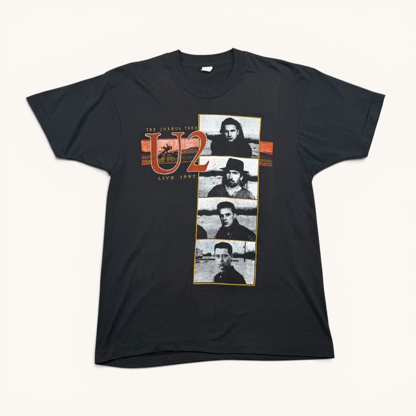 1987 U2 Joshua Tree Tour T Shirt