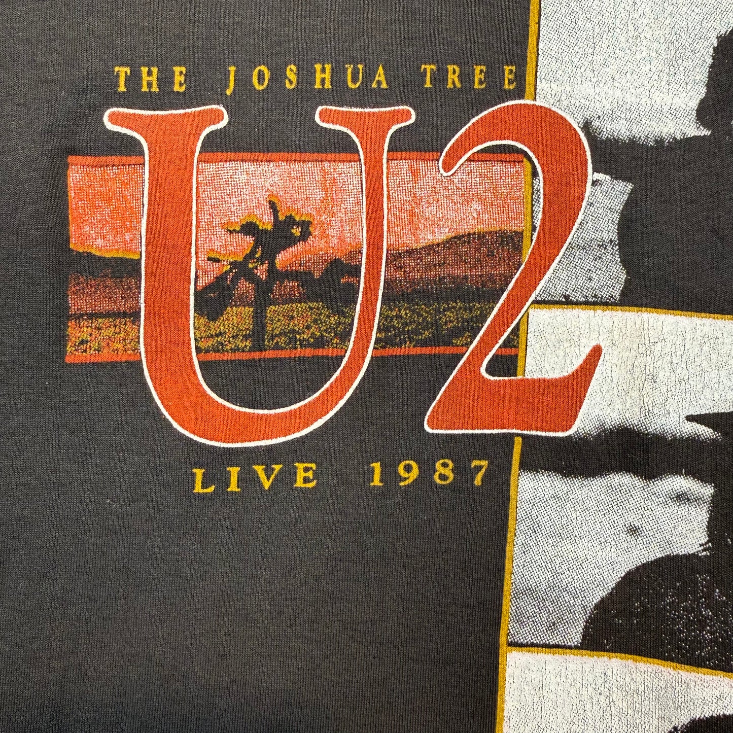 1987 U2 Joshua Tree Tour T Shirt
